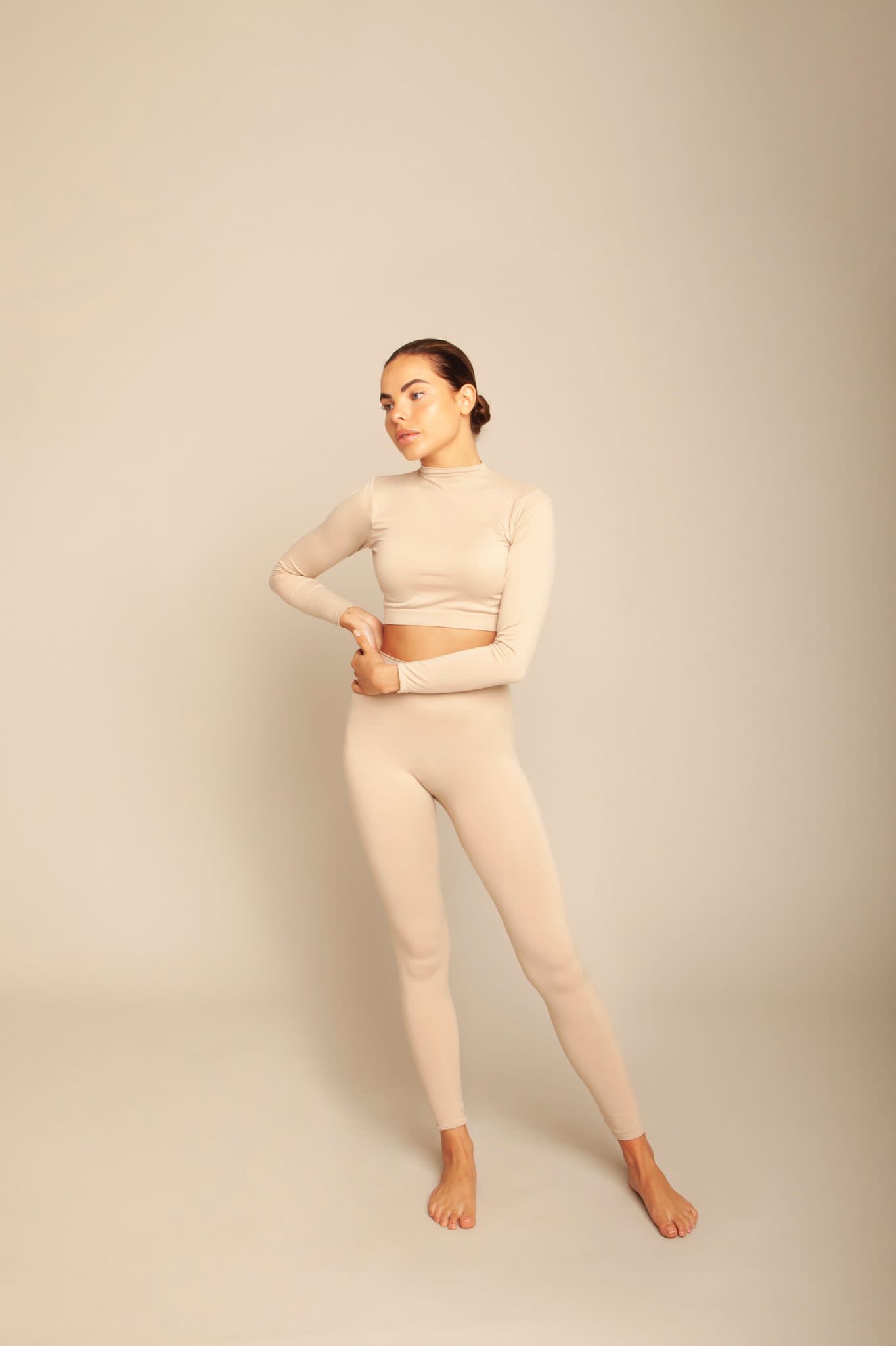Creamy Nude BASIC leggings – Noraida