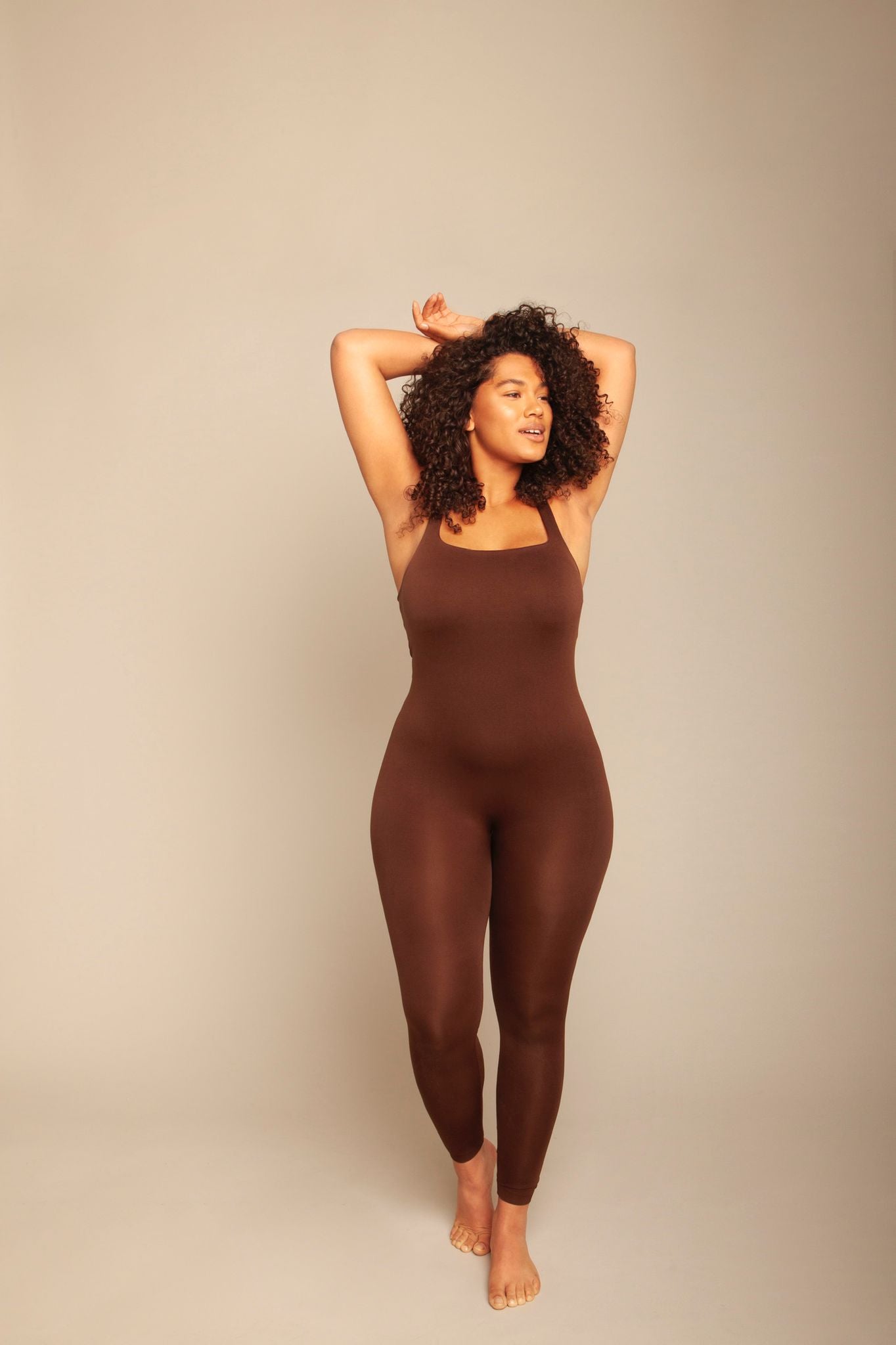 Brown jumpsuit noraida